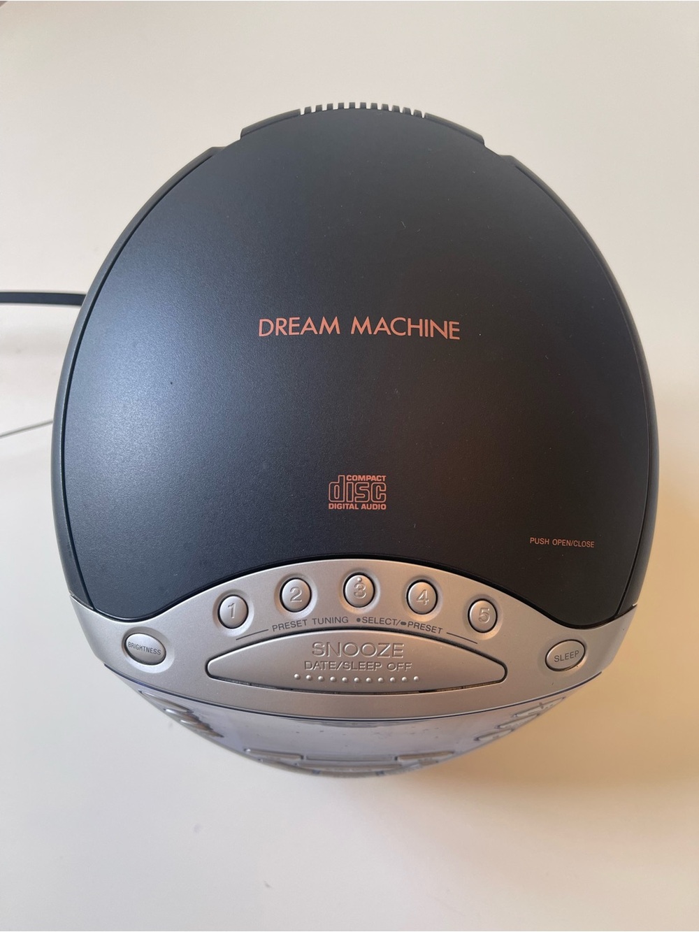 Sony Dream Machine CD Alarm Clock Radio AM/FM Dual Alarm Tested Working - Picture 3 of 7